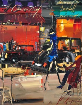 街並み Painting - カル ガジュム 30 の都市景観